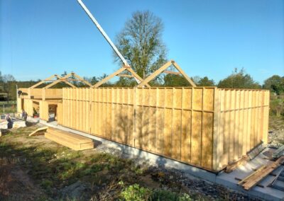 Construction d’un Hangar Agricole en Ossature Bois